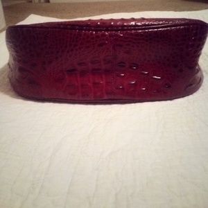 Brahmin carmela Melbourne croc red large hobo bag